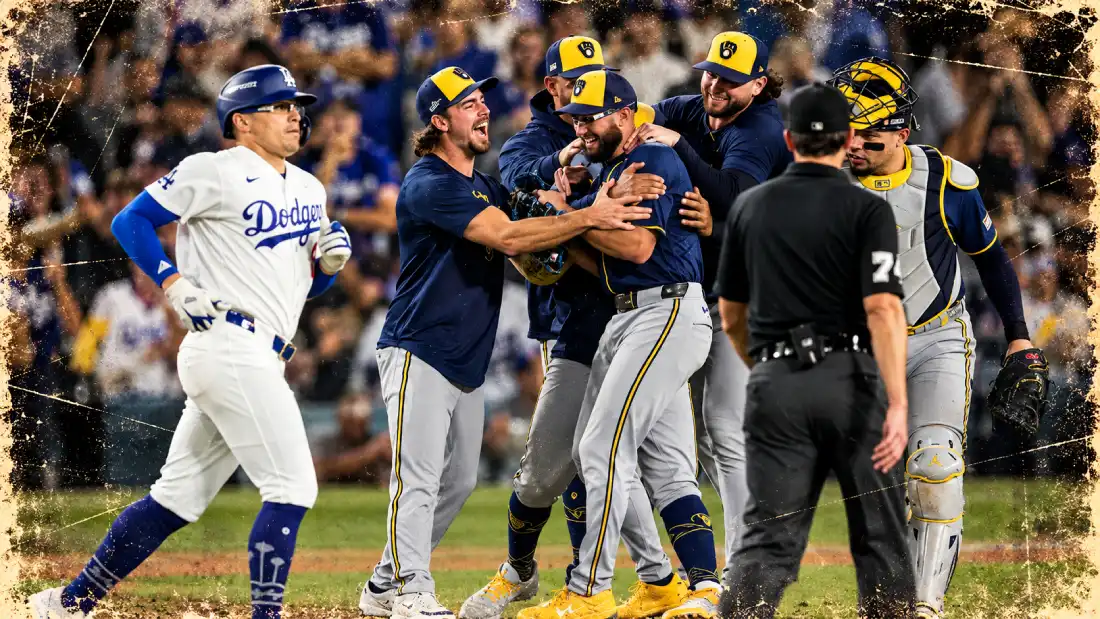 Brewers Sweep Dodgers, Reach First World Series Since 1982